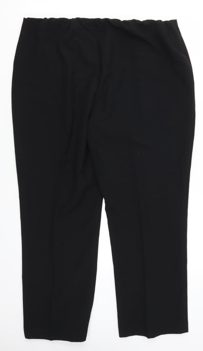 Womens UK Size 20 Bonmarché Regular Fit  Black Trousers