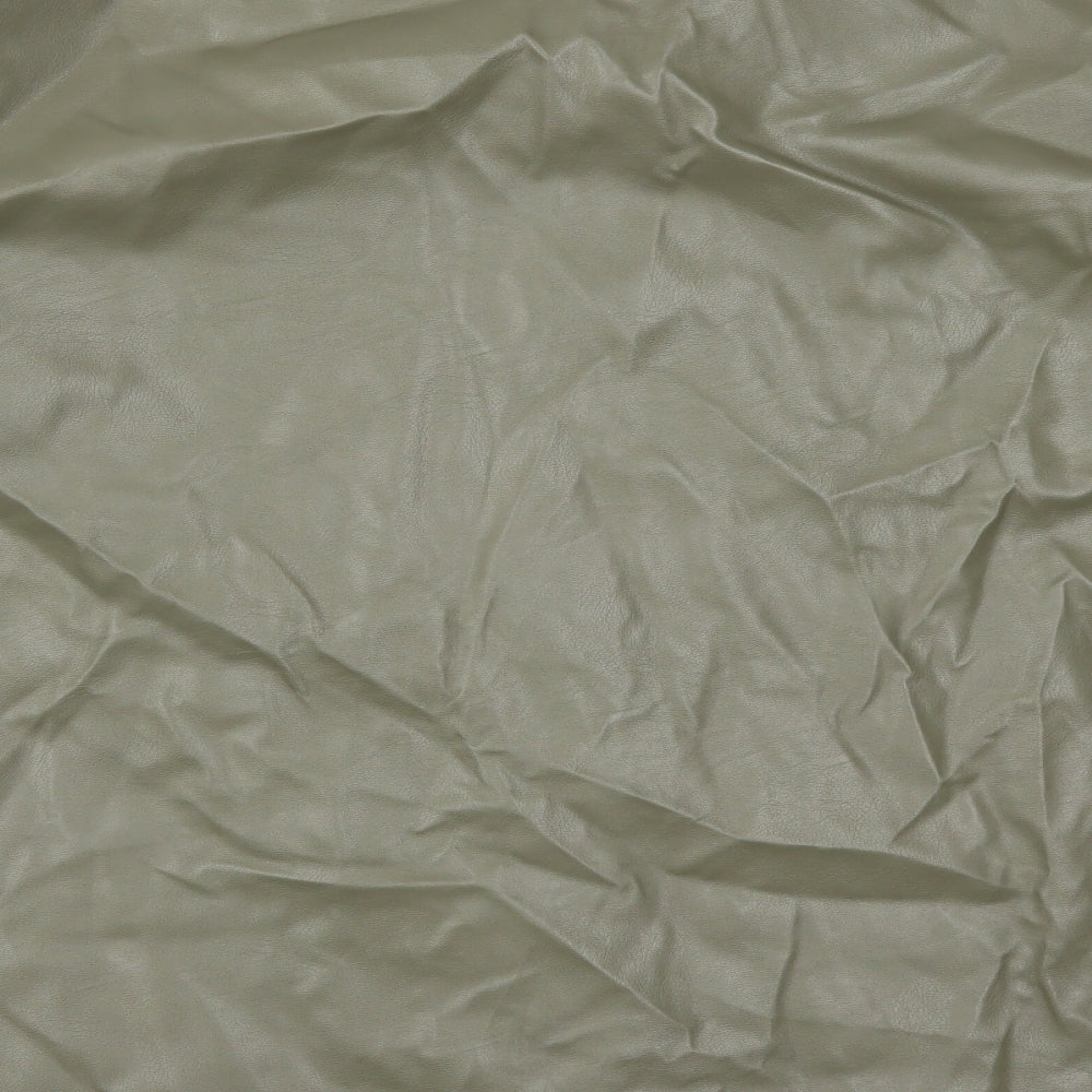 I SAW IT FIRST Womens Green   Basic Button-Up Size L