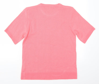 Journey Womens Pink   Pullover Jumper Size S  - Pink Flowers
