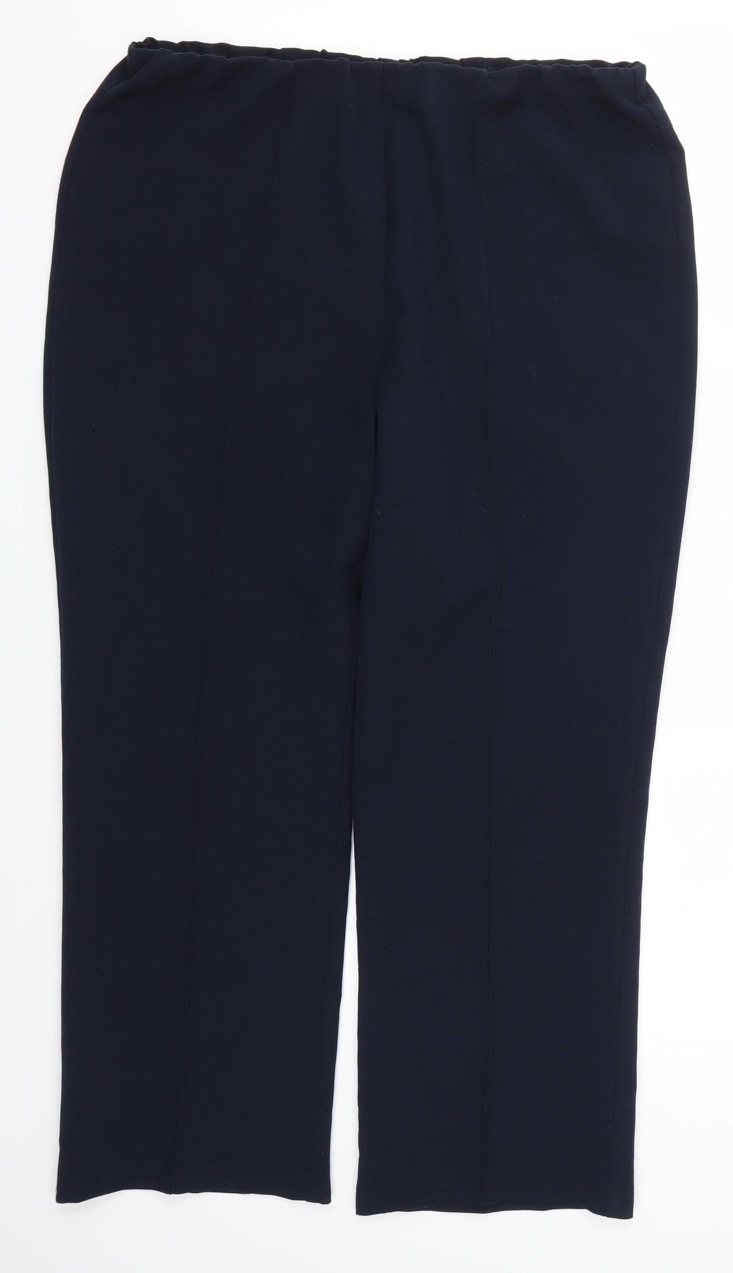 Bonmarché Womens Blue   Trousers  Size 14 L25 in