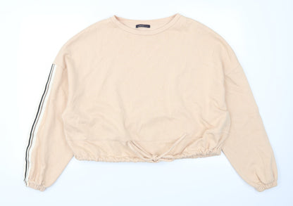 Womens UK Size 12 Marks and Spencer Beige Pullover Sweatshirt