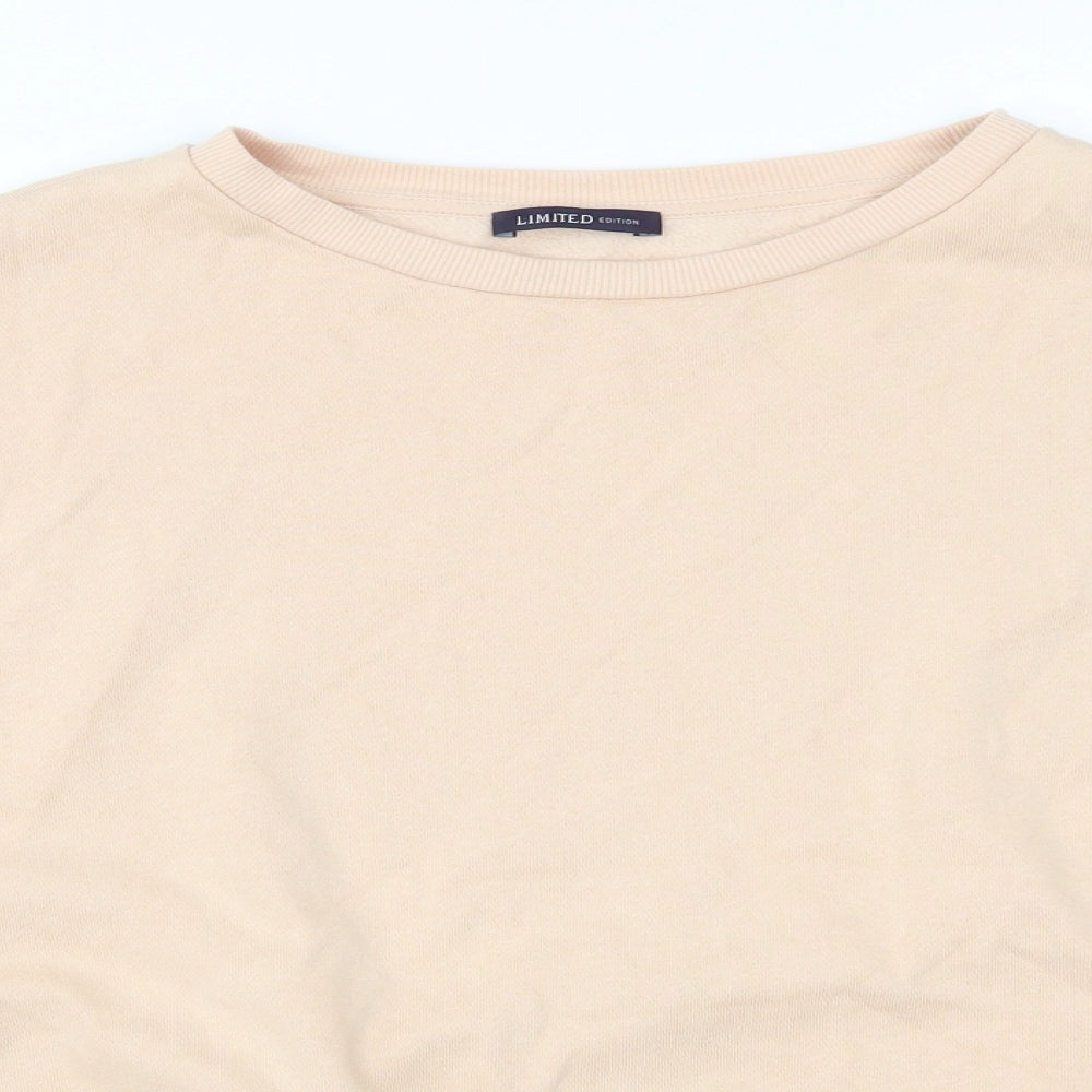 Womens UK Size 12 Marks and Spencer Beige Pullover Sweatshirt