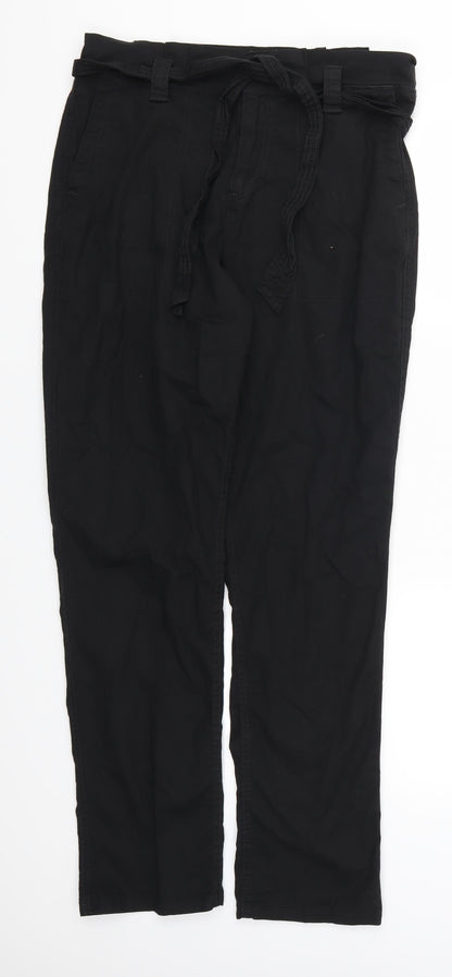 Yessica Womens Black   Trousers  Size 12 L30 in