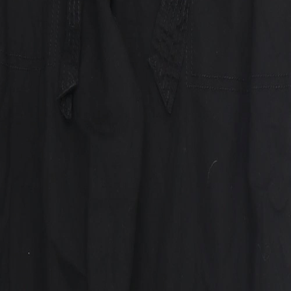 Yessica Womens Black   Trousers  Size 12 L30 in
