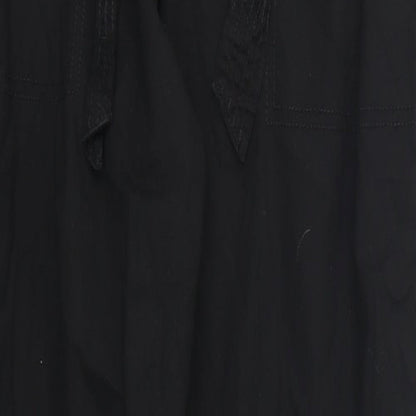 Yessica Womens Black   Trousers  Size 12 L30 in