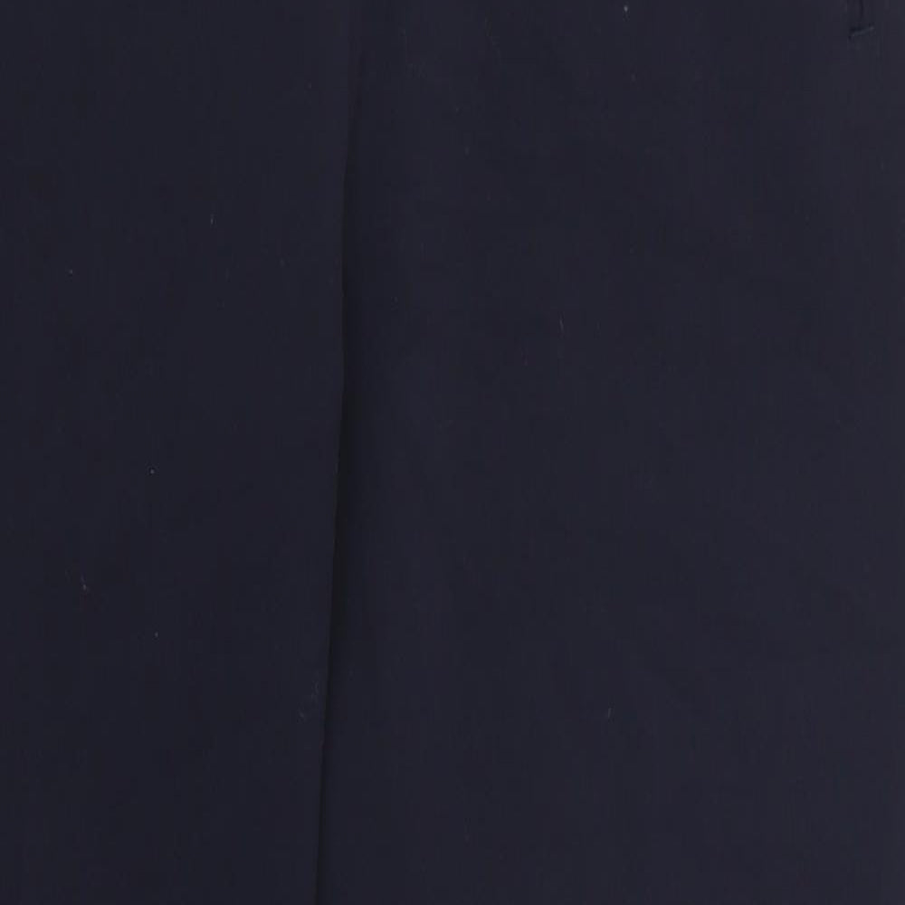 Womens UK Size 14 Marks and Spencer Regular Fit  Blue Trousers