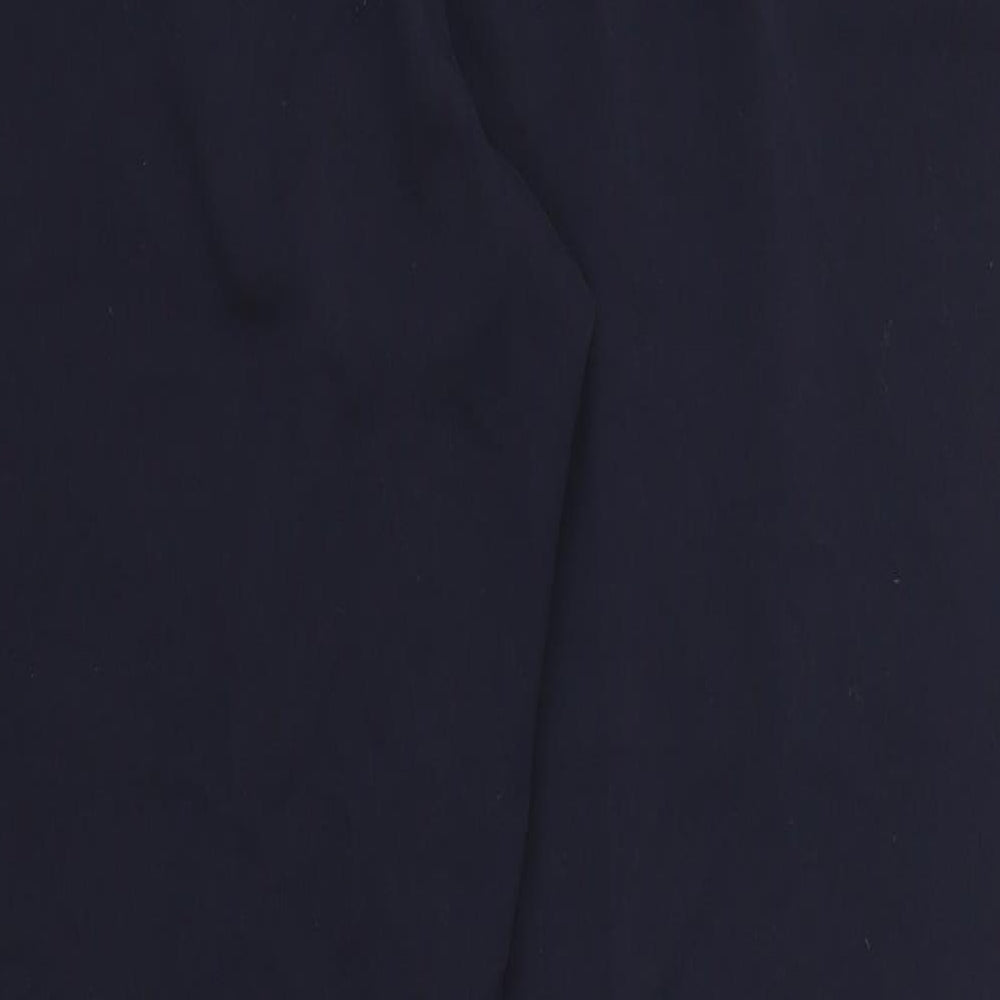 Womens UK Size 14 Marks and Spencer Regular Fit  Blue Trousers