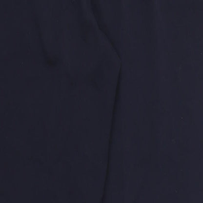 Womens UK Size 14 Marks and Spencer Regular Fit  Blue Trousers