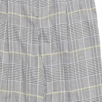 Primark Womens Grey Houndstooth  Trousers  Size 16 L30 in