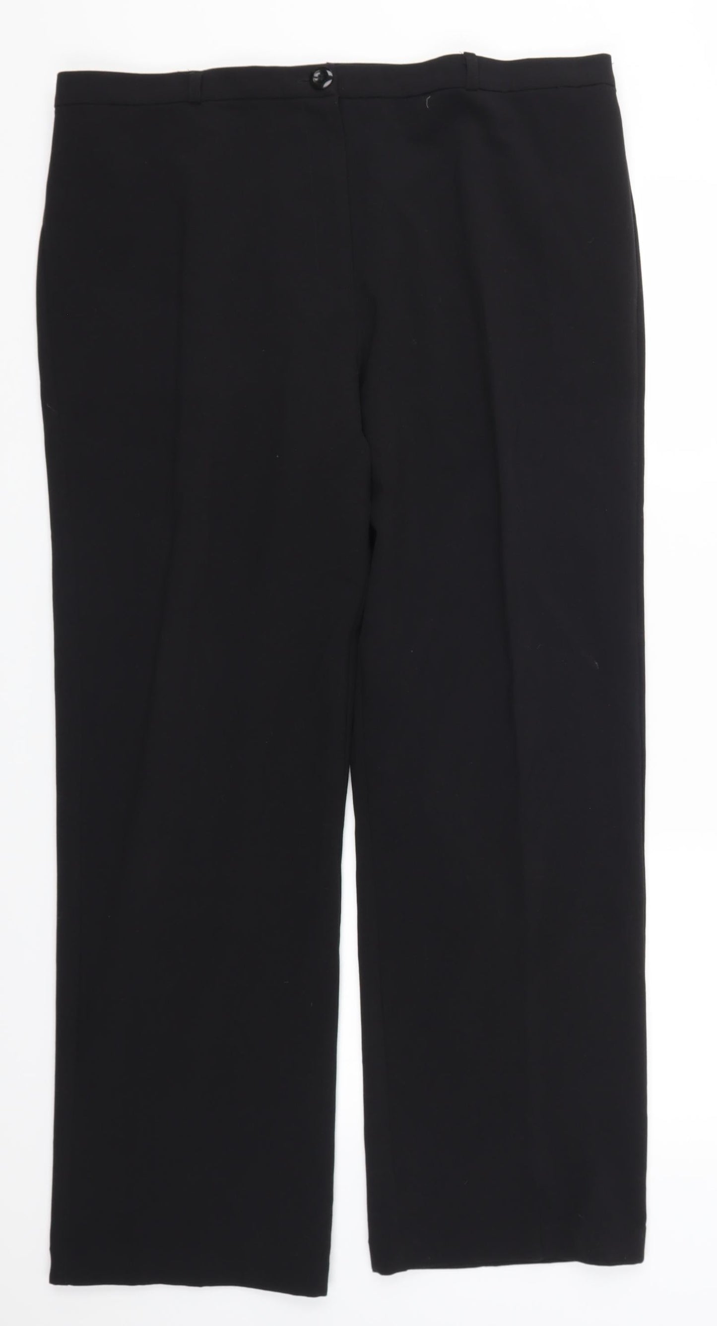 Debenhams Womens Black   Trousers  Size 16 L28 in