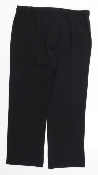 Debenhams Womens Black   Trousers  Size 16 L28 in