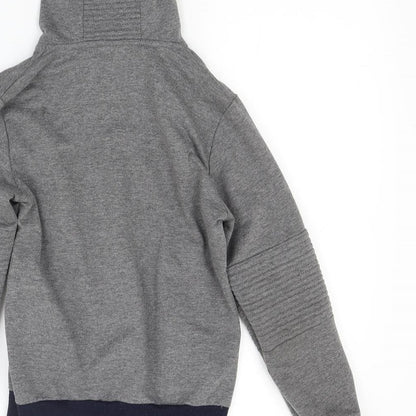Happy house Boys Grey  Jacquard Full Zip Hoodie Size 10 Years