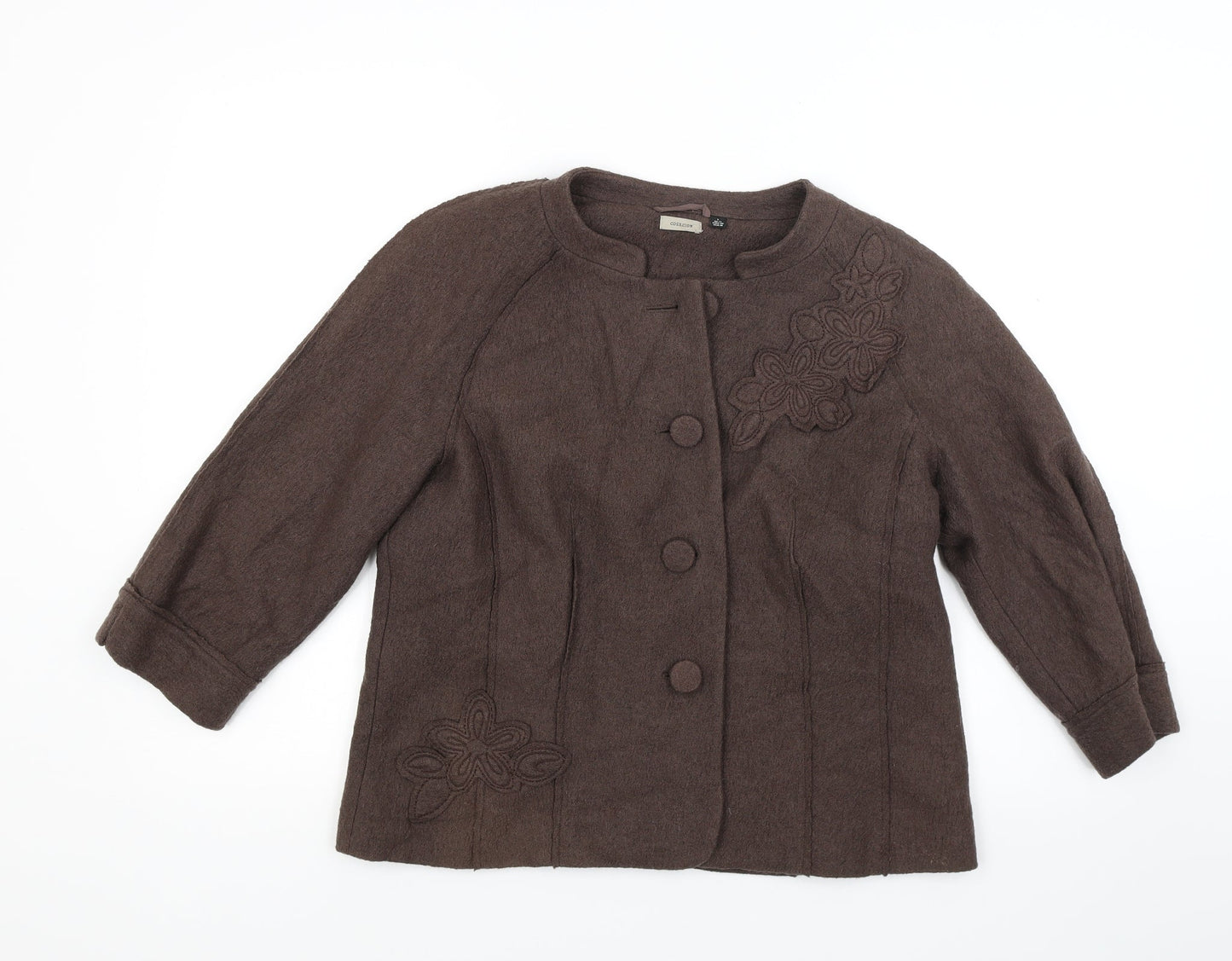 Womens UK Size 14 Coercion Brown Jacket