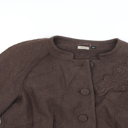 Womens UK Size 14 Coercion Brown Jacket