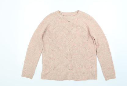 Papaya Girls Pink  Knit Pullover Jumper Size S