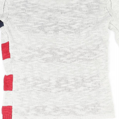 AriZona Womens White  Knit Pullover Jumper Size S  - USA
