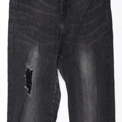 Noisy may Womens Black  Denim Skinny Jeans Size 30 in L34 in