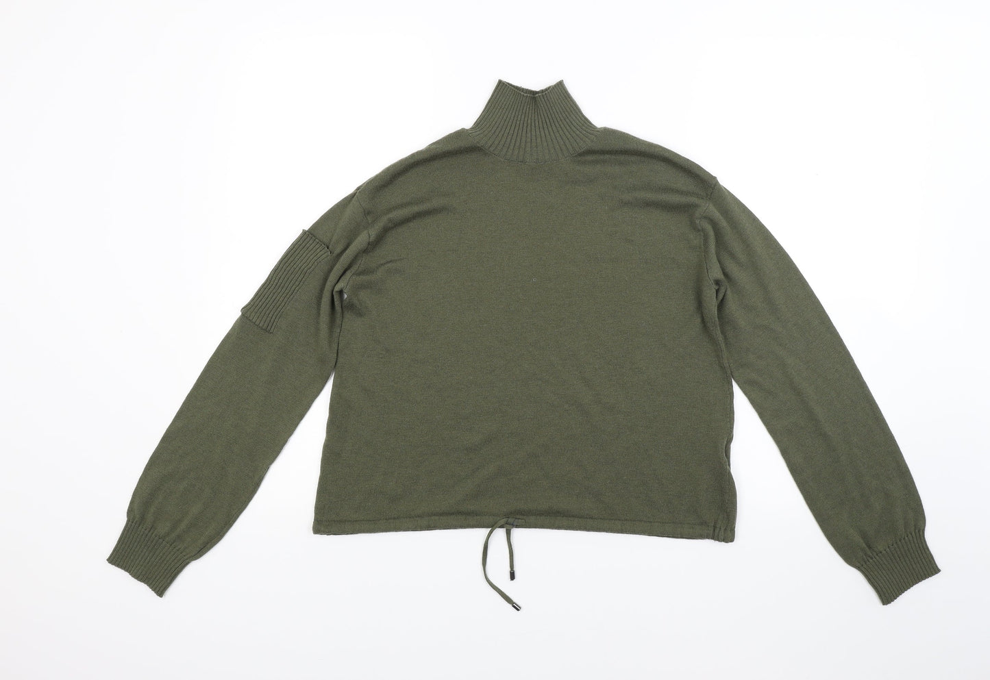 H&M Womens Green  Knit Pullover Jumper Size XS