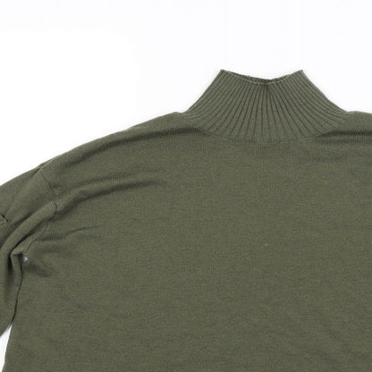 H&M Womens Green  Knit Pullover Jumper Size XS