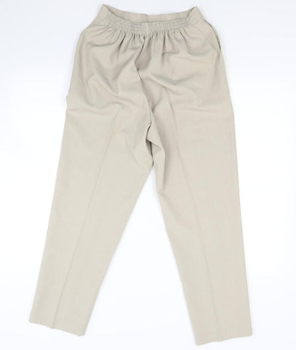 Womens UK Size 12 Saira Regular Fit  Beige Trousers