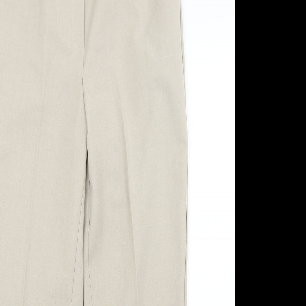 Womens UK Size 12 Saira Regular Fit  Beige Trousers