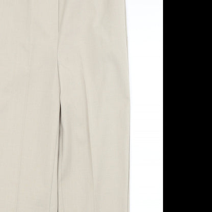Womens UK Size 12 Saira Regular Fit  Beige Trousers
