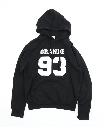 Famona Mens Black   Pullover Hoodie Size S