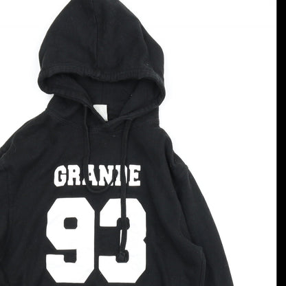 Famona Mens Black   Pullover Hoodie Size S