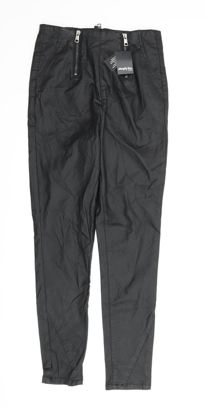 Simply Be Womens Black   Jegging Leggings Size S L27 in