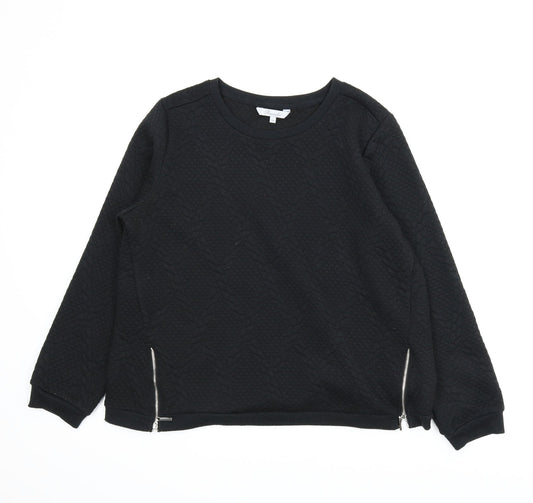 Peacocks Womens Black   Pullover Jumper Size 14