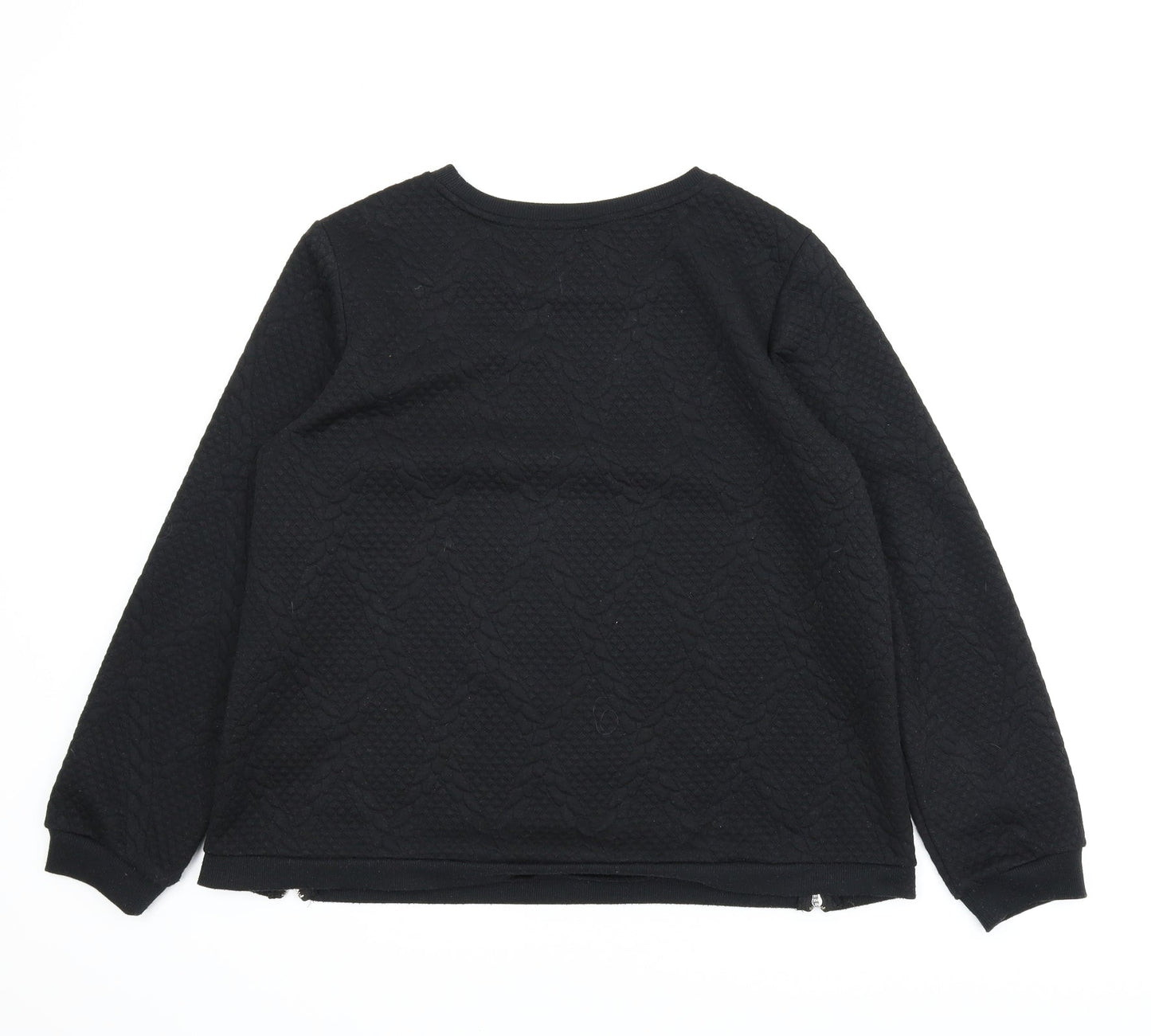 Peacocks Womens Black   Pullover Jumper Size 14