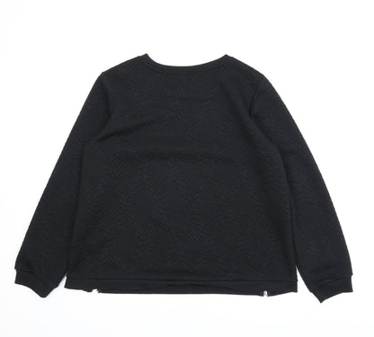 Peacocks Womens Black   Pullover Jumper Size 14