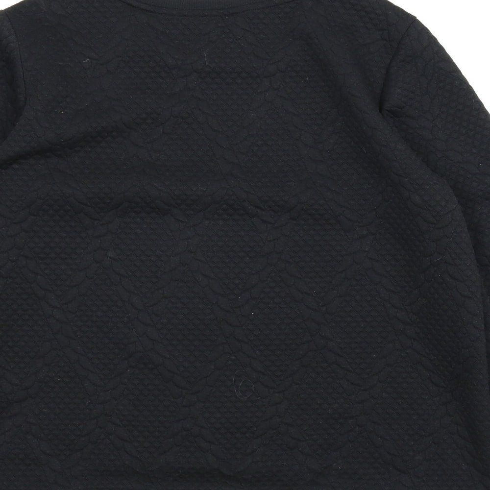 Peacocks Womens Black   Pullover Jumper Size 14