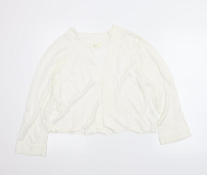 Linea Womens White   Cardigan Jumper Size 2XL