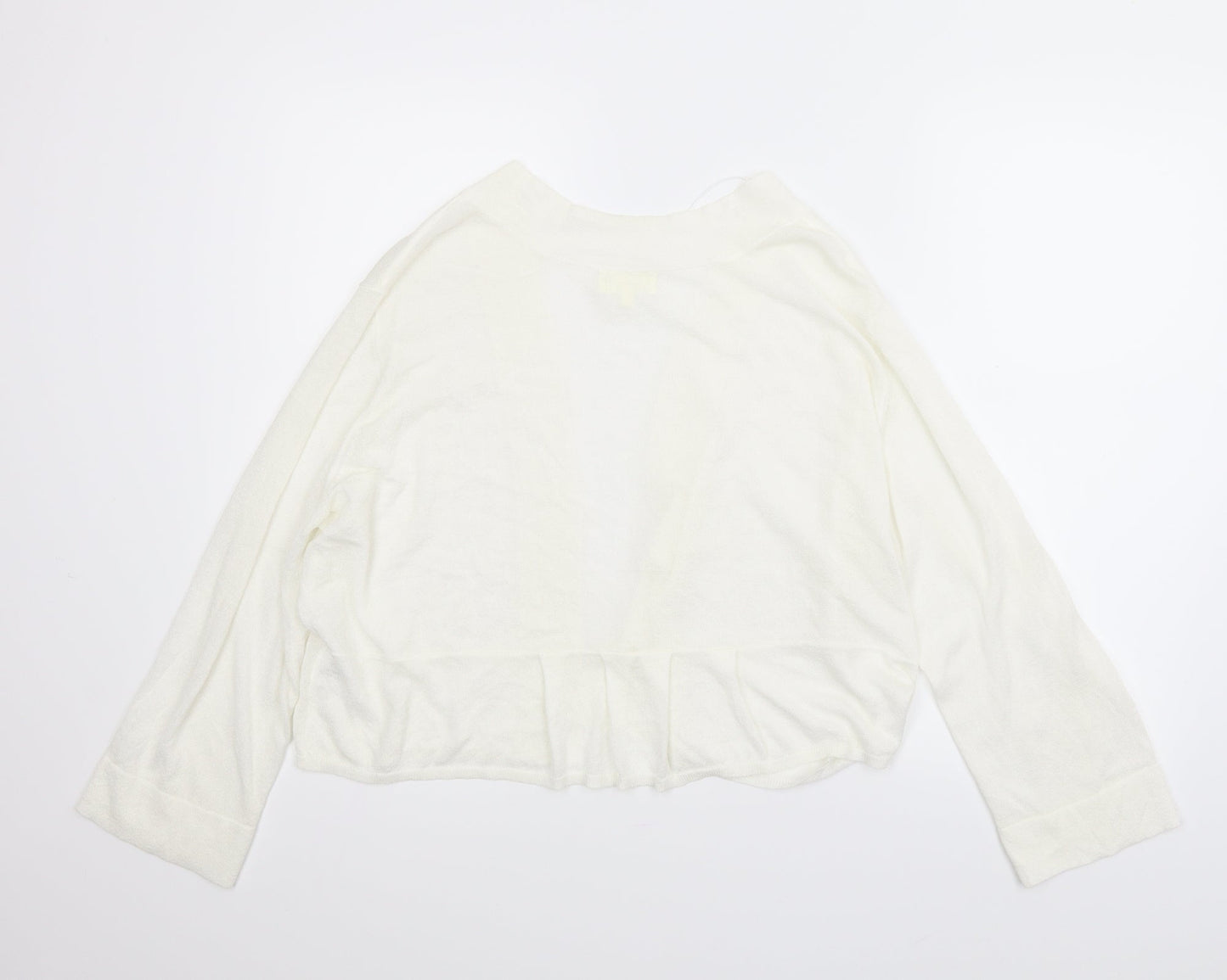 Linea Womens White   Cardigan Jumper Size 2XL