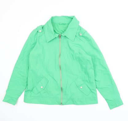 Womens UK Size 14 Being Casual Green Jacket