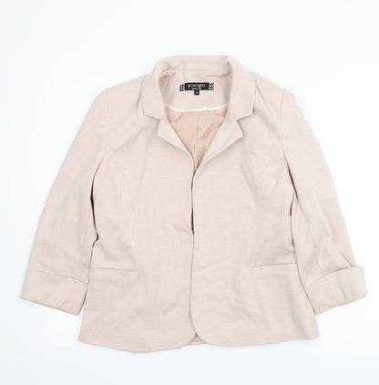 Princples Womens Pink Striped  Jacket  Size 12