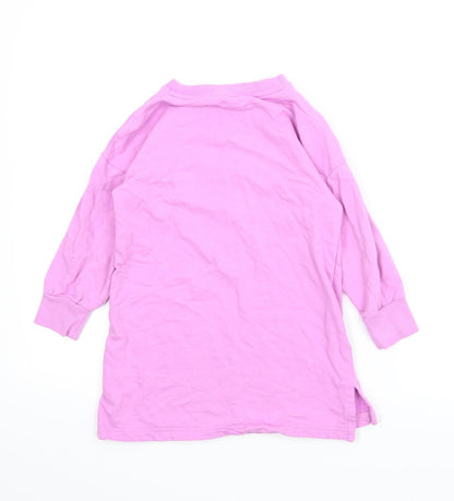 NEXT Girls Purple   Tunic Jumper Size 5 Years