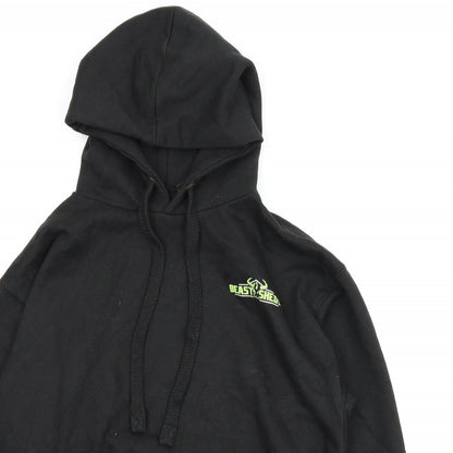 Beast Sheds Mens Black   Pullover Hoodie Size M