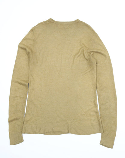 Cedar Wood State Mens Beige   Pullover Jumper Size S