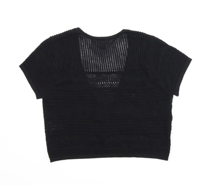 Primark Womens Black   Cardigan Jumper Size S