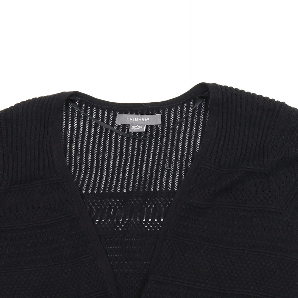 Primark Womens Black   Cardigan Jumper Size S