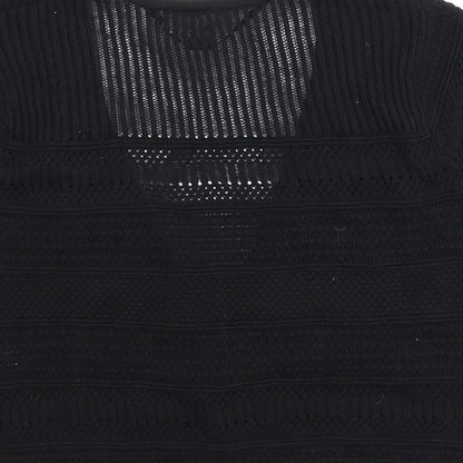 Primark Womens Black   Cardigan Jumper Size S