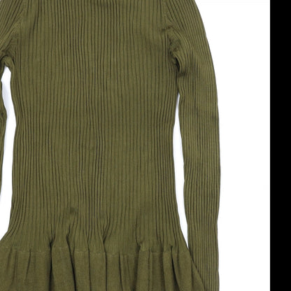 H&M Womens Green   Pullover Jumper Size S