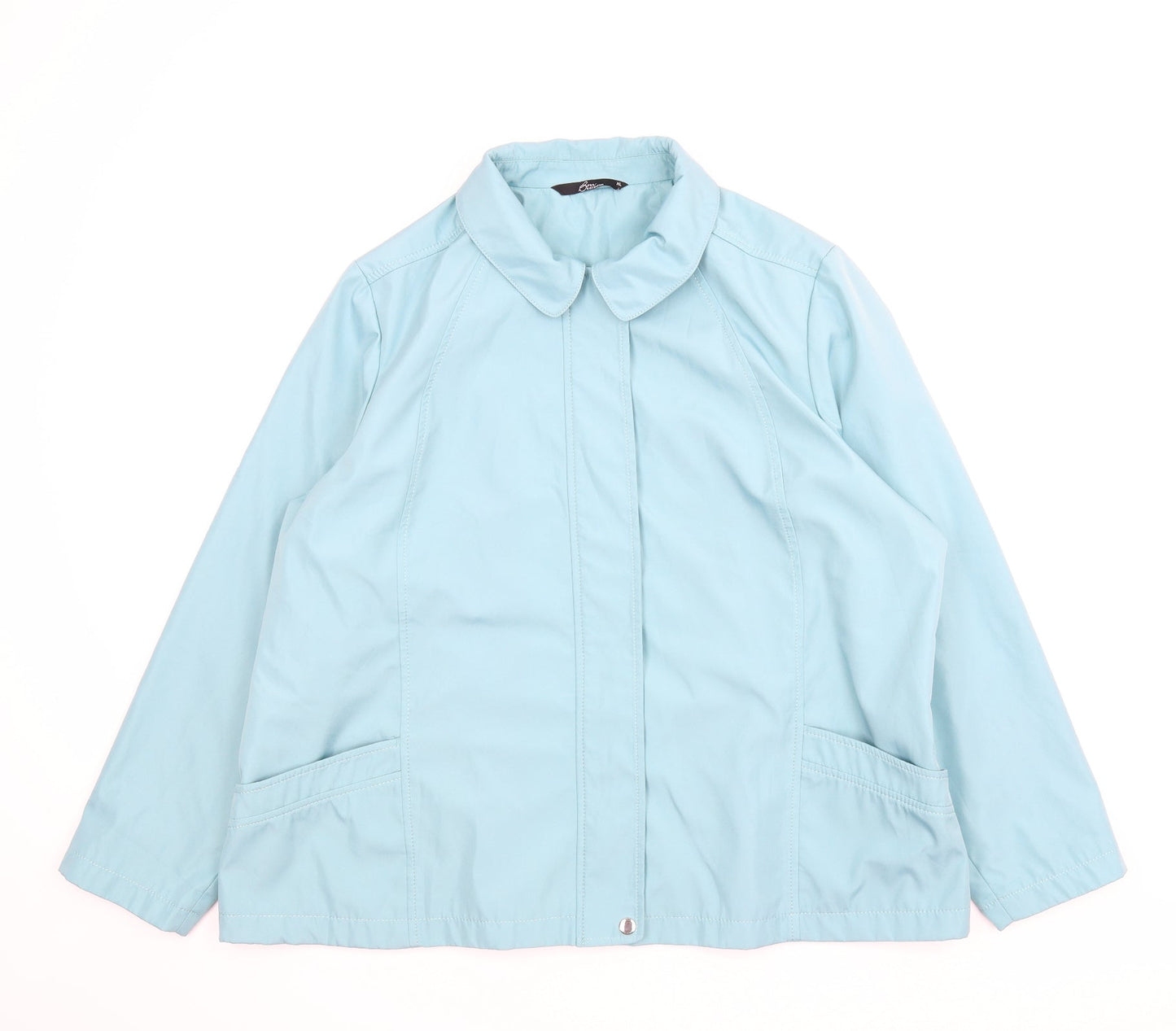 BM Womens Blue   Anorak Coat Size XL