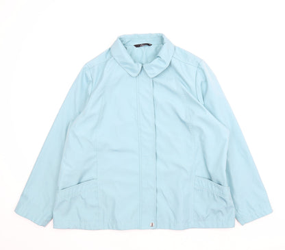 BM Womens Blue   Anorak Coat Size XL