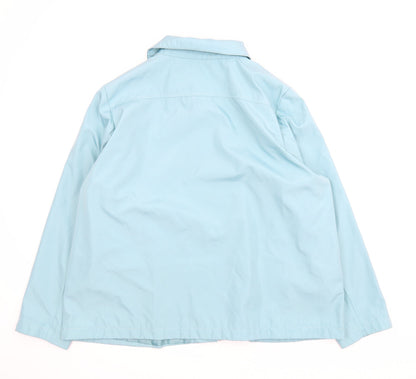 BM Womens Blue   Anorak Coat Size XL