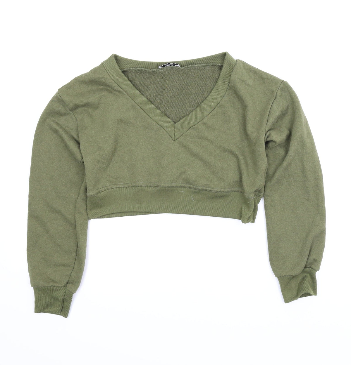 RMB Womens Green   Pullover Jumper Size M  - Cropped