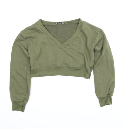 RMB Womens Green   Pullover Jumper Size M  - Cropped