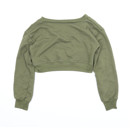 RMB Womens Green   Pullover Jumper Size M  - Cropped